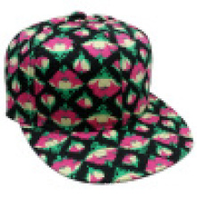 Bouchon de baseball floral Snapback avec plateau plat Sb1592